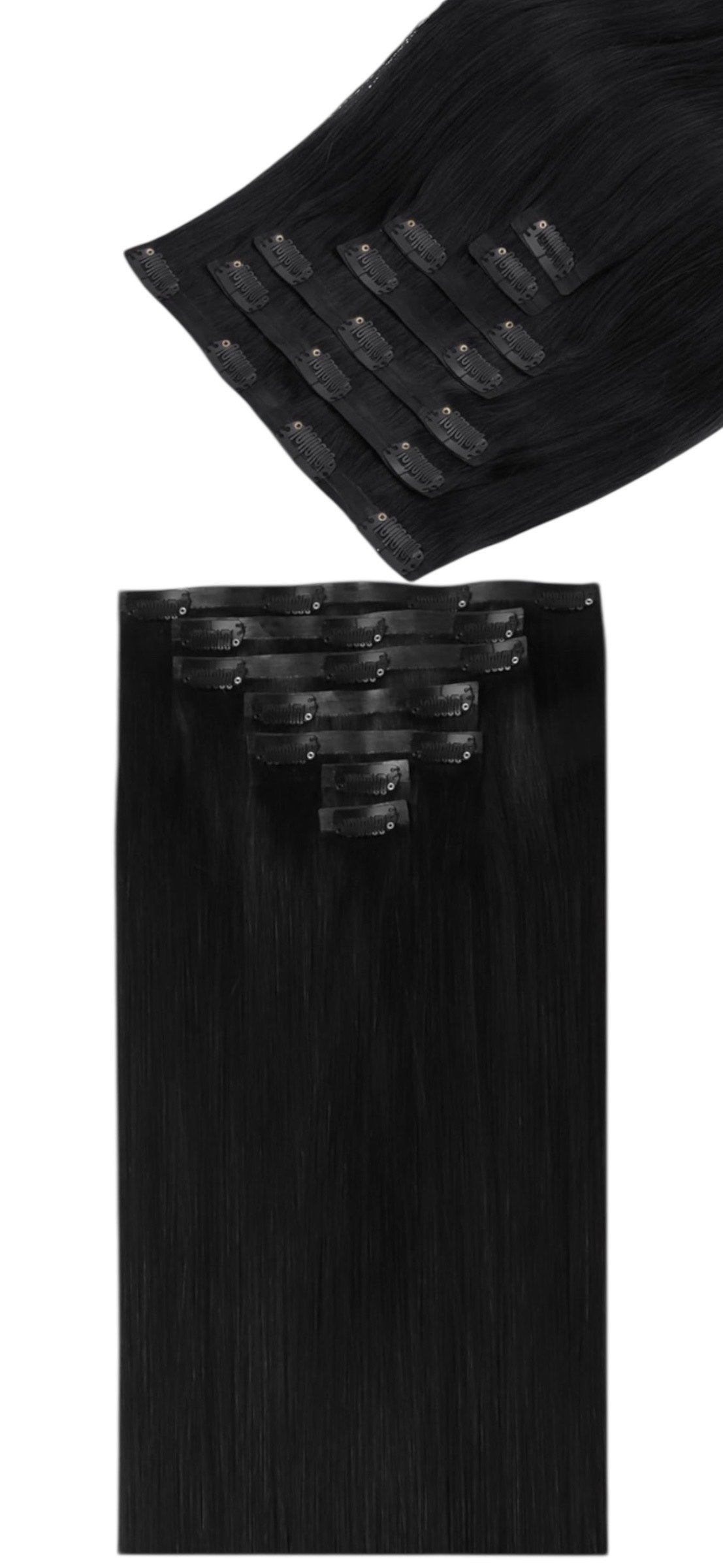 Jet Black Hair Extensions