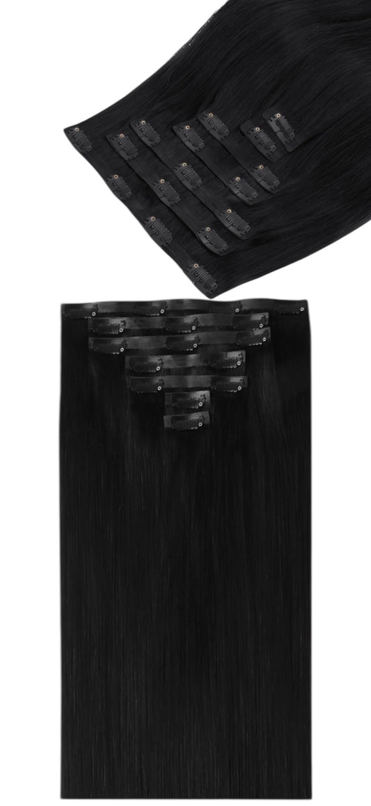 Jet Black Hair Extensions