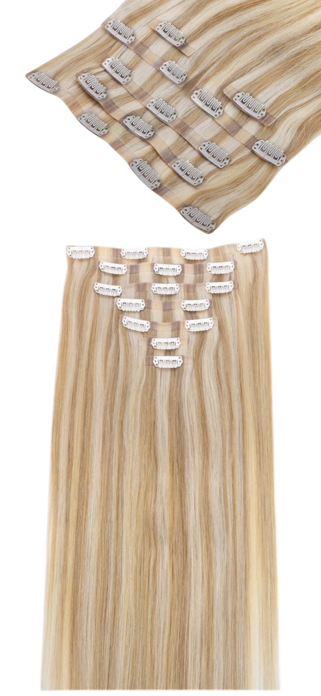 Dirty Blonde Highlighted Bleach Hair Extensions
